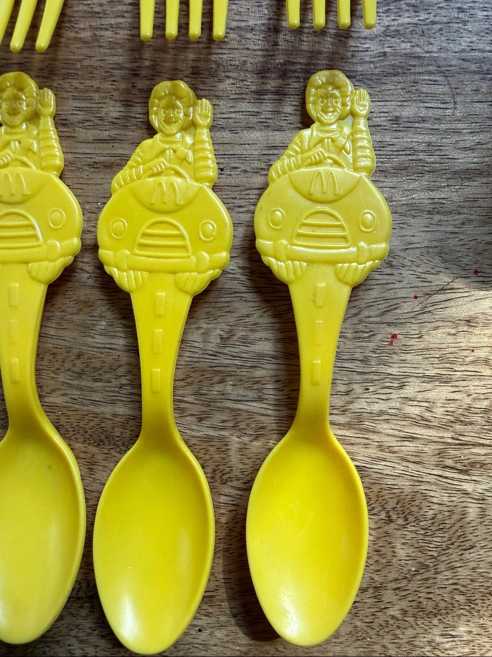 Vintage 1986 Ronald McDonald Forks Spoons Set of 10 Grimace